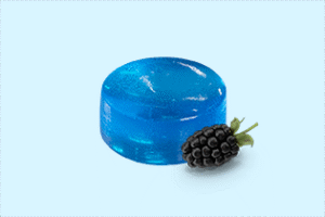 bonbon framboise bleu